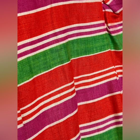 80s Rickie Freeman for Teri Jon 100% Linen Button Down Blouse size 16 vintage - Picture 10 of 12